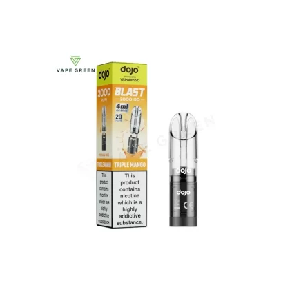 Triple Mango Prefilled Pod by Vaporesso Dojo Blast 2000 Go