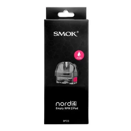 SMOK Nord 4 Pods - 3 Pack; 4.5ml RPM, 4.5ml RPM 2 (DD5D71) (DD5D71)
