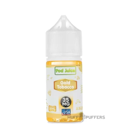Pod Juice – Gold Tobacco 30mL - Vape Product, Vape Product
