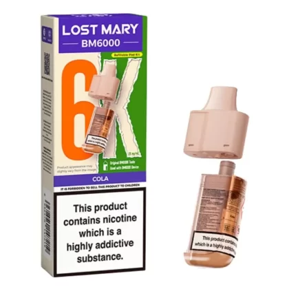 Cola BM6000 Prefilled Pods by Lost Mary (2ml + 10ml)