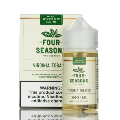 Four Seasons E-liquids - Virginia Tobacco- 60ml - 3mg