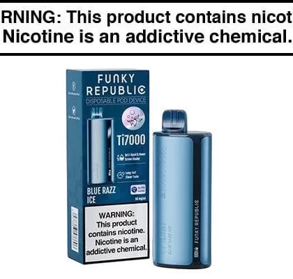 FUNKY LANDS TI7000 DISPOSABLE VAPE 12.8ML – 7000 PUFFS - Vapejuice