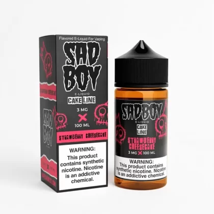 Strawberry Cheesecake – Sadboy – 100mL – Made in USA Ejuice