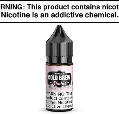 SALTED CARAMEL BY NITRO’S COLD BREW SALTS 30ML - Vape Product, Vape Product