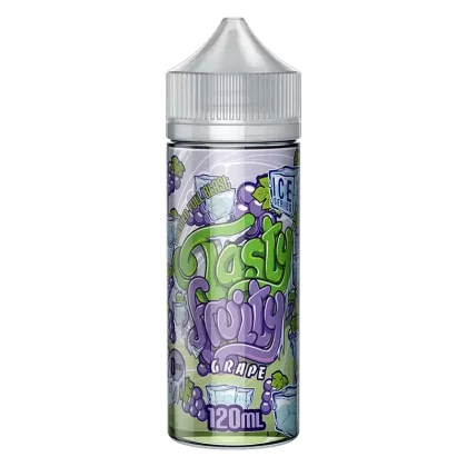 Tasty Fruity Grape ice 100ml Shortfill e-Liquid - Add Nic Shot#0 Nic Shots>1 x 18mg Nic Shot>2 x 18mg Nic Shots>1 x 18mg Koolada Shot