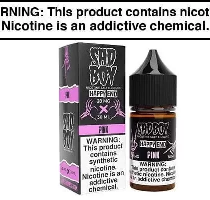 HAPPY END PINK BY SADBOY SALT 30ML - Vapejuice
