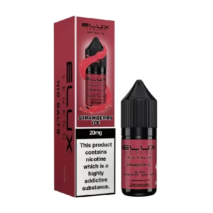 Strawberry Ice Nic Salt E-Liquid by Elux