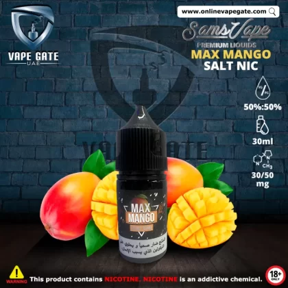 Max Mango Saltnic 30ml - Sam Vapes - 30 mg / 30 ml