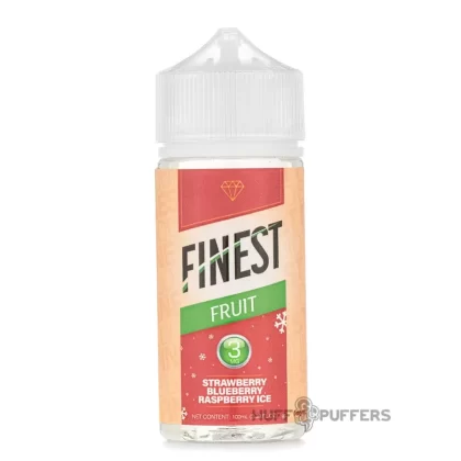The Finest E-Liquid – Strawberry Blueberry Raspberry Ice 100mL - Nicotine Strength#0mg>3mg>6mg