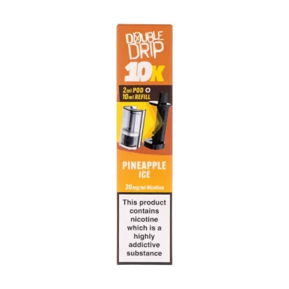 Pineapple Ice 10k Prefilled Pod + Refill by Double Drip - Vapesuperstore Co