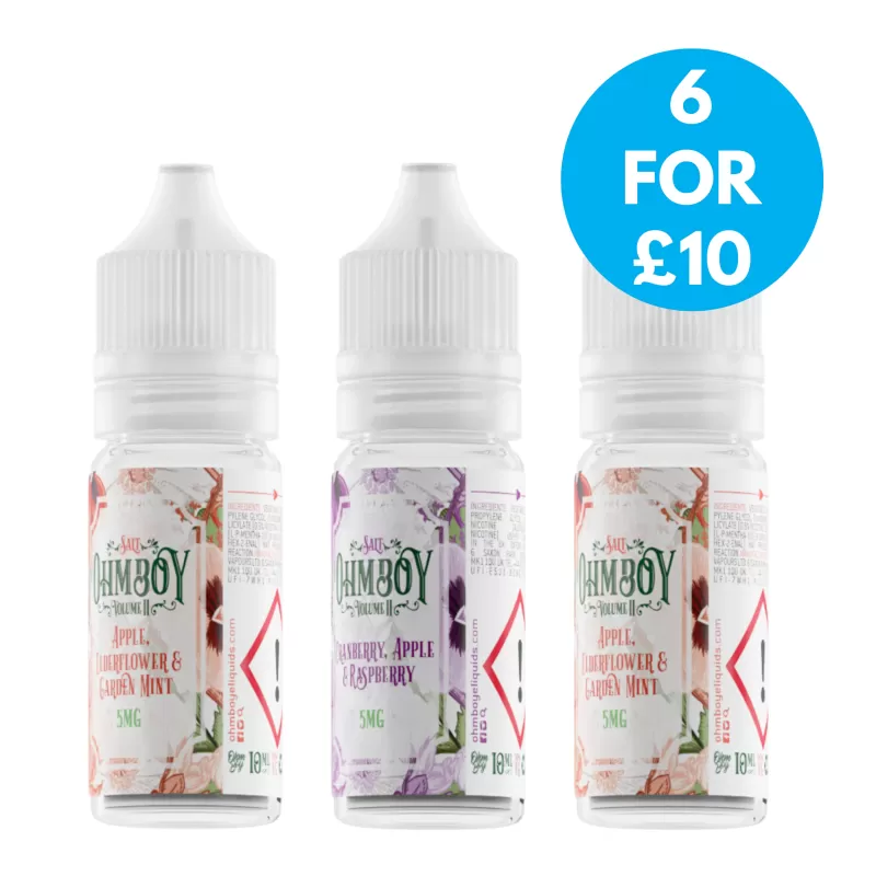 Ohm Boy 20mg Volume II 10ml Nic Salt (50VG/50PG) - Vape Co
