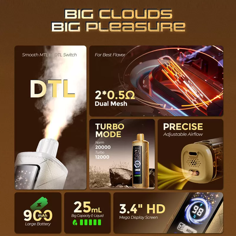 VOOPOO Cloud X 20000 DTL Disposable Kit - Image 3