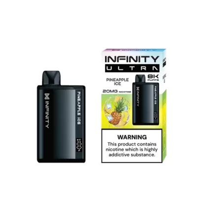 Infinity Ultra Disposable – Pineapple Ice 20/55mg (8000Puffs) - Vape Product, Vape Product
