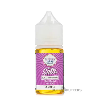Dinner Lady Nic Salts – Blackberry Crumble 30mL - Nicotine Strength#25mg>35mg>50mg