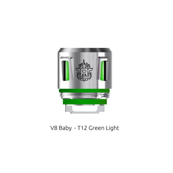 SMOK V8 Baby T12 Light Coil For TFV12 Baby Prince-TFV8 Baby-TFV8 Big Baby 5PCS-PACK - Green - Image 2