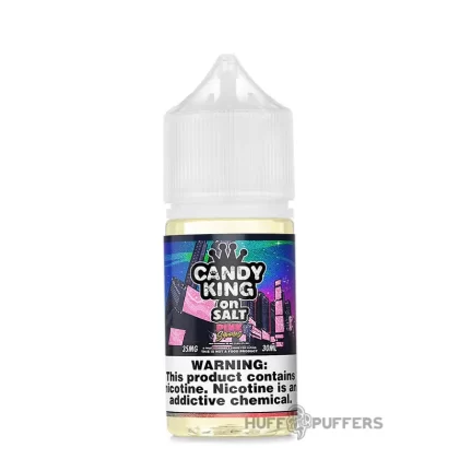 Candy King On Salt – Pink Squares 30mL - Vape Product, Vape Product