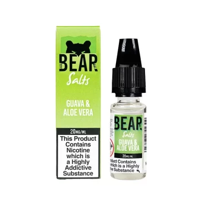Bear Salts Guava & Aloe Vera 10ml Nic Salt E-Liquid