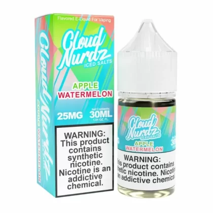 Cloud Nurdz Salt – Watermelon Apple ICE 25mg
