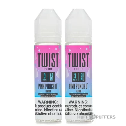 Twist E-Liquids – Pink 0° (Iced Pink Punch) 120mL - Nicotine Strength#0mg>3mg>6mg