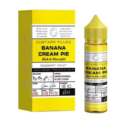 Banana Cream Pie by Glas Basix Series 60ml - Vape Product, Vape Product