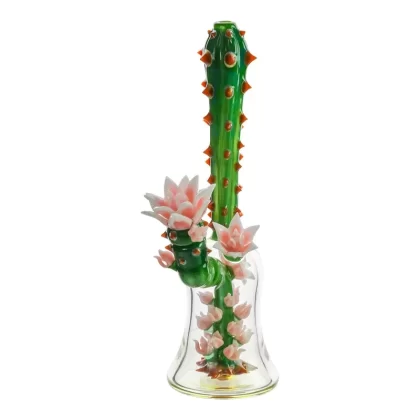 Unparalleled Glass Flower Perc Terrarium – 9in - Vape Store