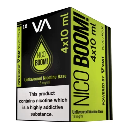 Innovation Flavours Nico-Boom 18mg 4×10 ml – Nikotinshot - Yes / Innovation Flavours / 18mg / 10ml / 30/70