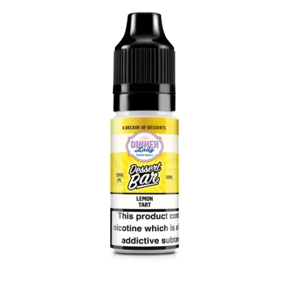 Dinner Lady Dessert Bar Salts Lemon Tart Nic Salt - 10mg - Pack of 10