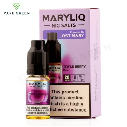 Triple Berry Ice Nic Salt E-Liquid by Lost Mary Maryliq - Eliquidsupply