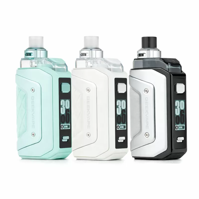 Geekvape Aegis Hero 5 - Steel Silver, Pure White