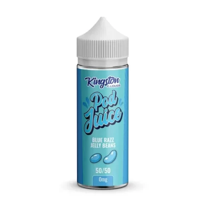 BLUE RAZZ JELLY BEANS E LIQUID POD JUICE BY KINGSTON 100ML 50VG