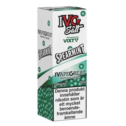 IVG Salt Peppermint Breeze 10ml 20mg – vape juice med nikotinsalt