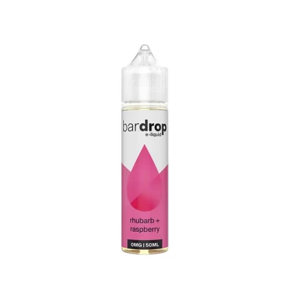 Bar Drop Rhubarb Raspberry 50ml Shortfill E-Liquid - Vapestore Co