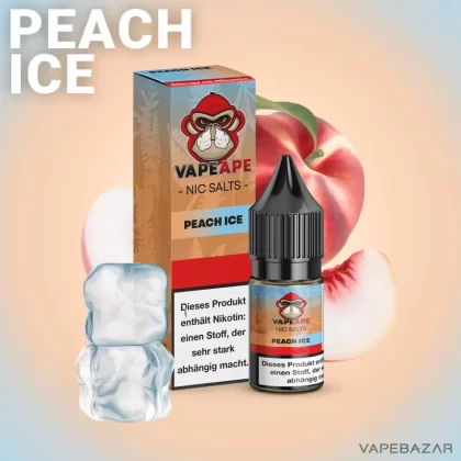 VapeApe – Peach Ice – Nic Salts - Vapebazar