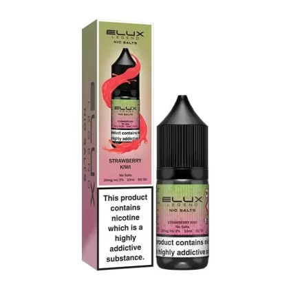 ELUX LEGEND STRAWBERRY KIWI 10ML NIC SALT E-LIQUID - Strength#5MG>10MG>20MG