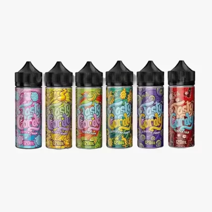 Tasty Fruity Candy E-Liquid Shortfills 100ml - Cotton Candy
