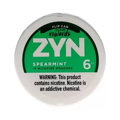 ZYN Spearmint 15 Nicotine Pouches 3-6MG - Eliquid_nicotine_qty#3mg>6mg (2B4634)