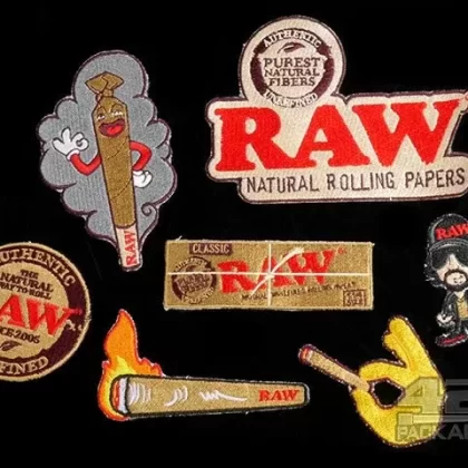 RAW Iron On Smokers Patch Collection 7/Box