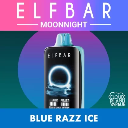 ELF BAR MOONNIGHT 70K Disposable Vape – Blue Razz Ice