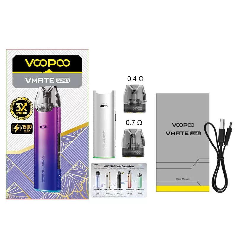 VOOPOO Vmate Pro 2 Pod Kit - Space Grey - Vapormo - Image 3
