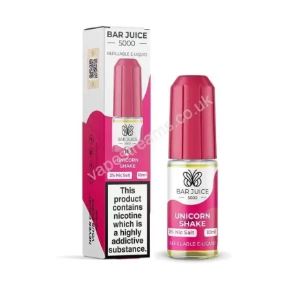 Bar Juice 5000 Unicorn Shake Nic Salt E-Liquid - Vapestreams Co