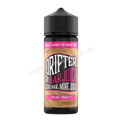 Drifter Cream Tobacco E-Liquid Shortfill - Vapestreams Co