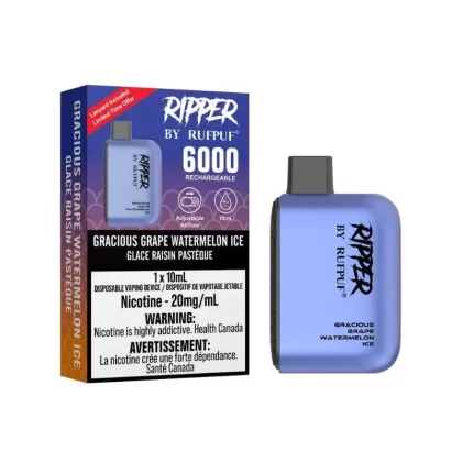 RIPPER 6000 – GRACIOUS GRAPE WATERMELON ICE