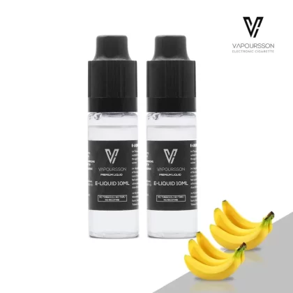 Vapoursson e-Liquid – Banana 0mg 10ml Bottle x 2 Pack | Cigee