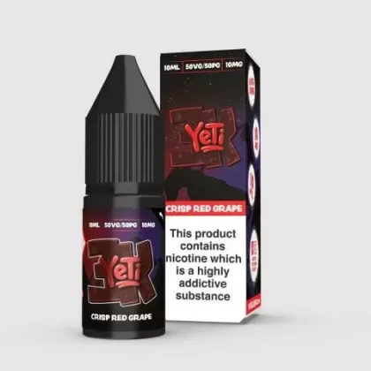 Yeti Chrisp Red Grape 3K Bar Salts - Nicotine Strength#5mg>10mg>20mg