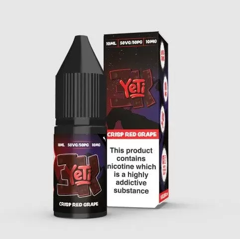 Yeti Chrisp Red Grape 3K Bar Salts - Nicotine Strength#5mg>10mg>20mg