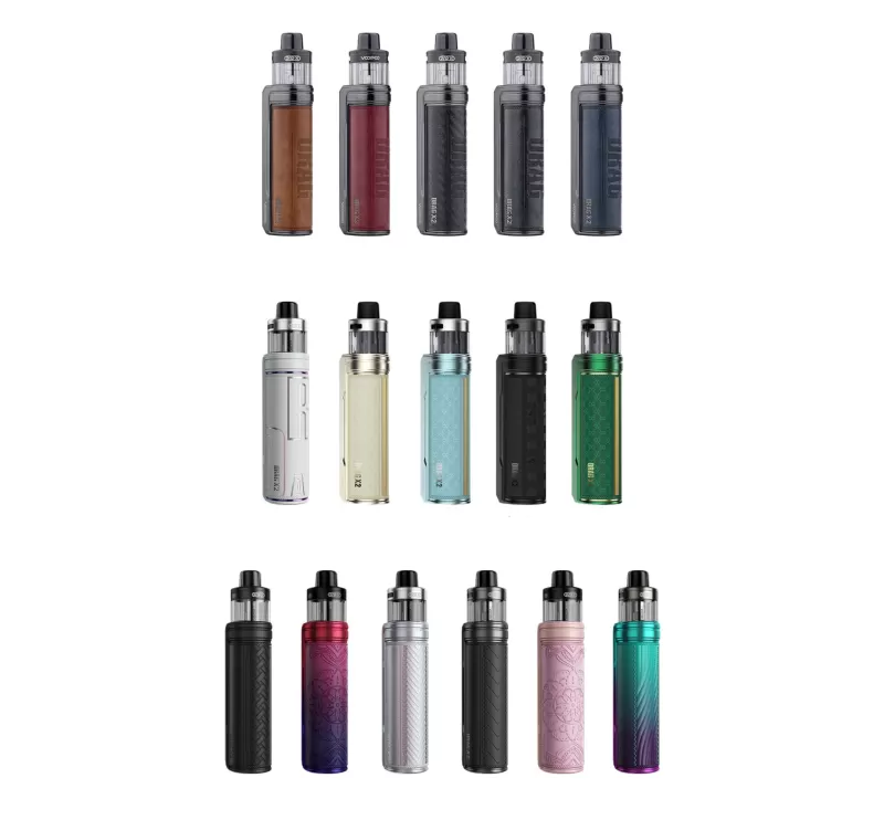 Voopoo Drag X2 PnP-X 80W Kit - Colorful Silver, Gray Metal (1D5653)