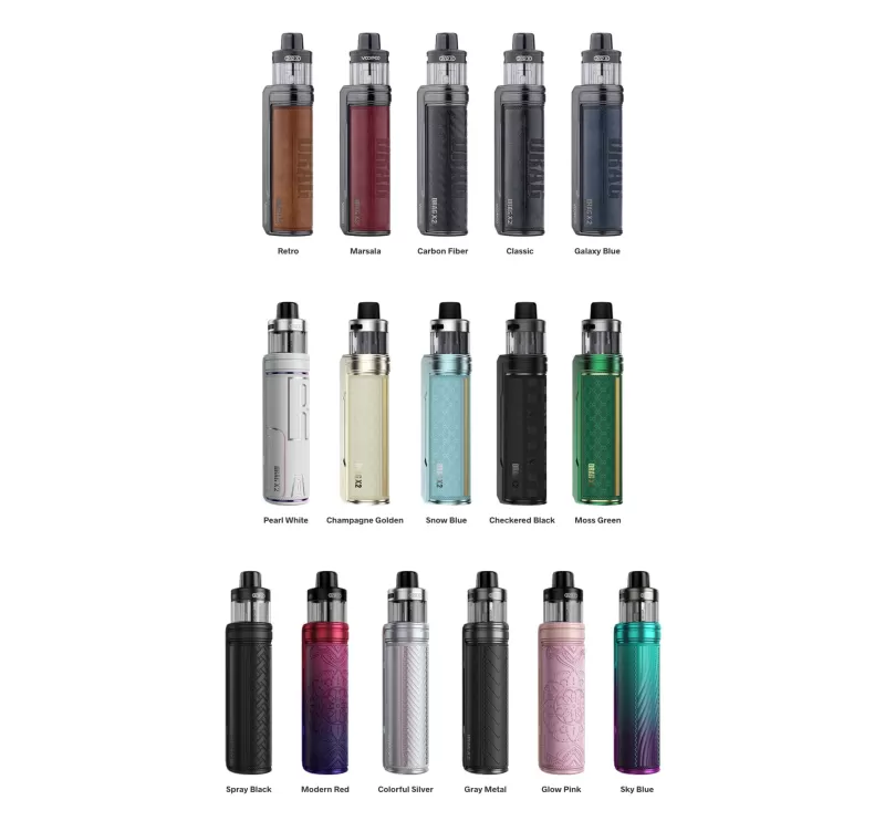 Voopoo Drag X2 PnP-X 80W Kit - Colorful Silver, Gray Metal (1D5653) - Image 2