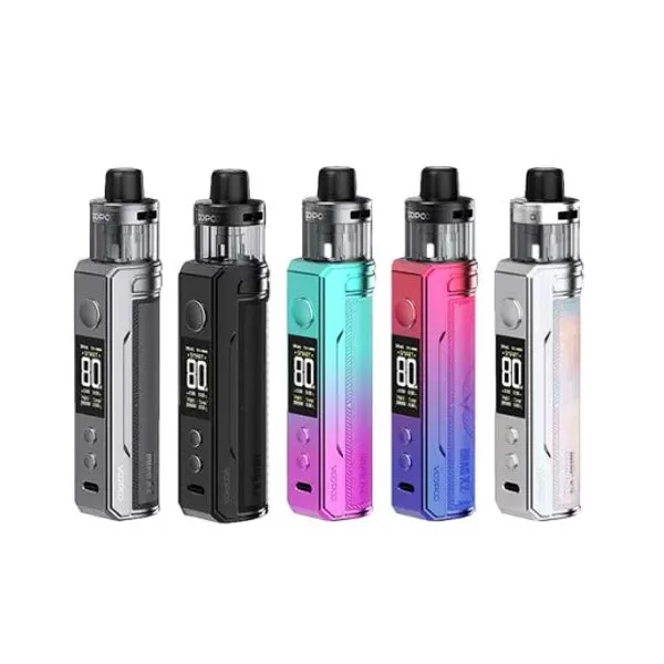 Voopoo Drag X2 PnP-X 80W Kit - Colorful Silver, Gray Metal (1D5653) - Image 3