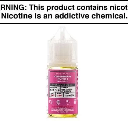 CARIBBEAN PUNCH BY GLAS BASIX NIC SALTS 30ML - Vapejuice