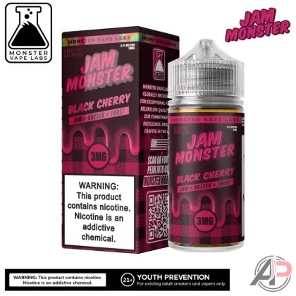 Black Cherry E-Liquid By Jam Monster Vape Labs 100mL - Vape Product, Vape Product (8F4562)